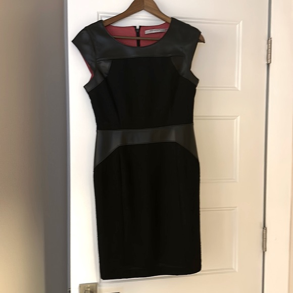Marc New York Dress - Excellent Condition size 6 leather Details - Picture 1 of 6